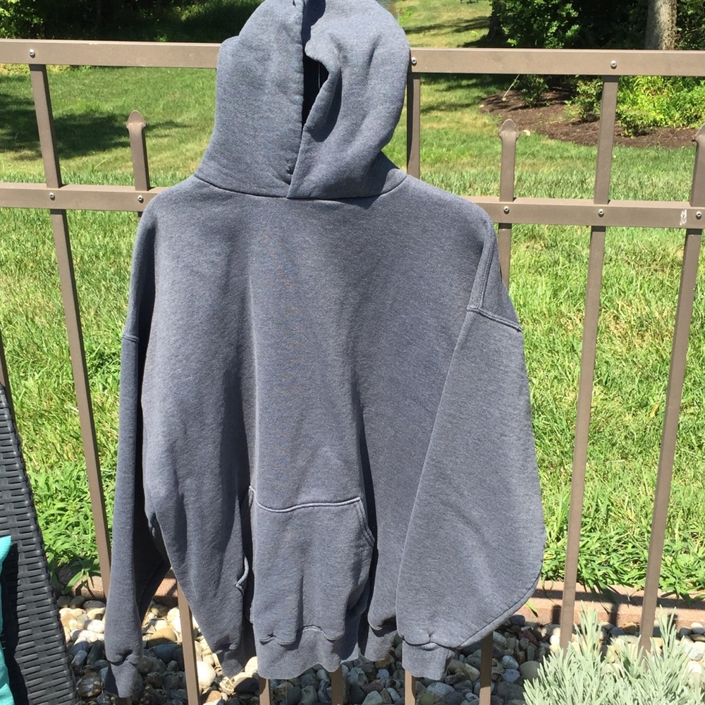 Charcoal Grey Hooded Sweatshirt